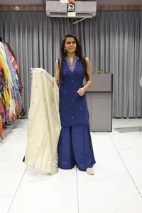 Styleefik Short Kurti Plazzo Pair