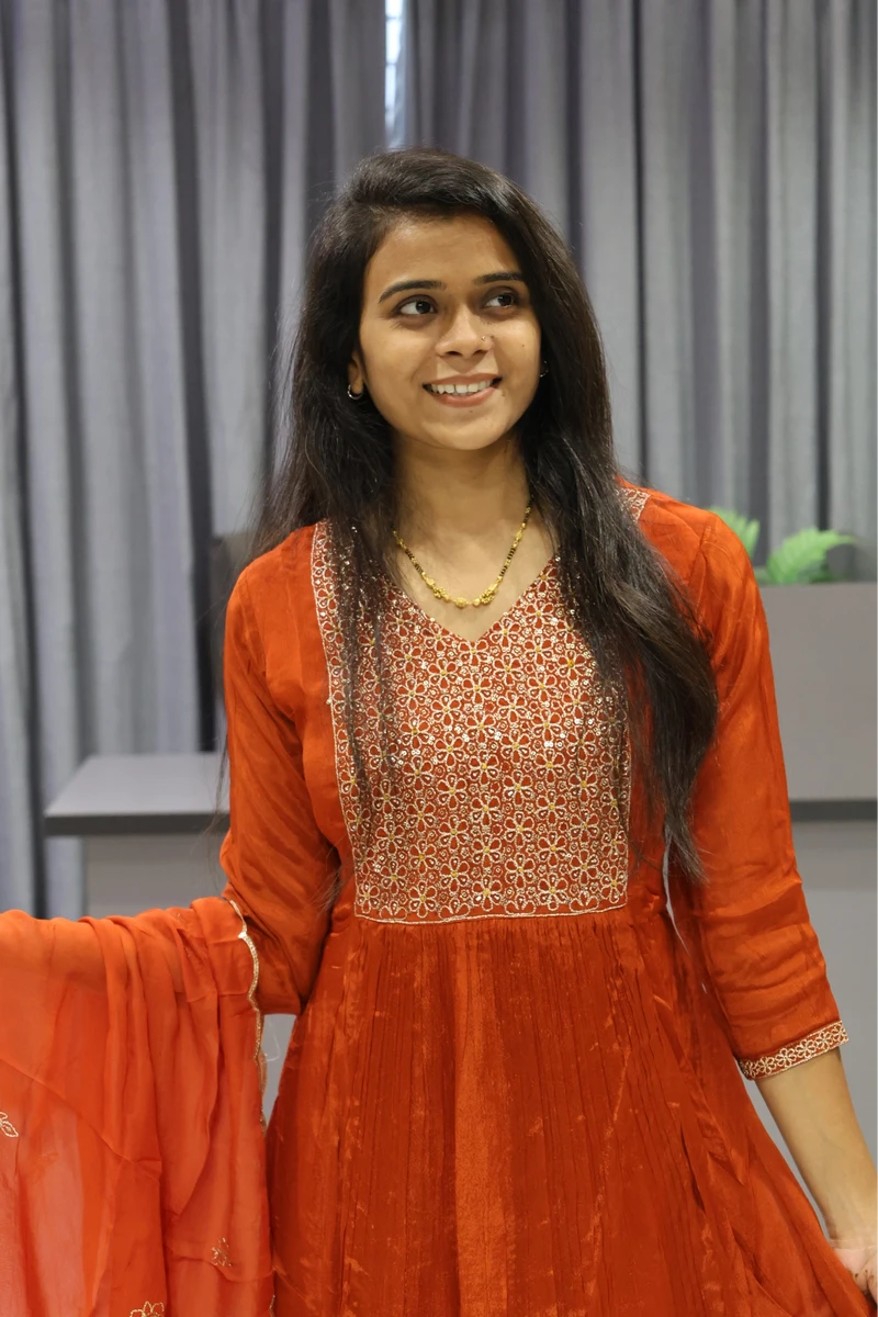 Pure Chinon Round Plaza Pair (Orenge)