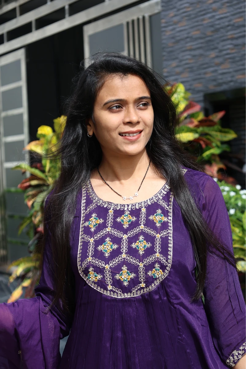 Pure Chinon Hevy Squre Pair ( Purple)