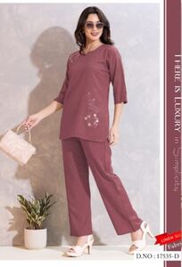 Work Cord Set Sui Slub (Pitch)