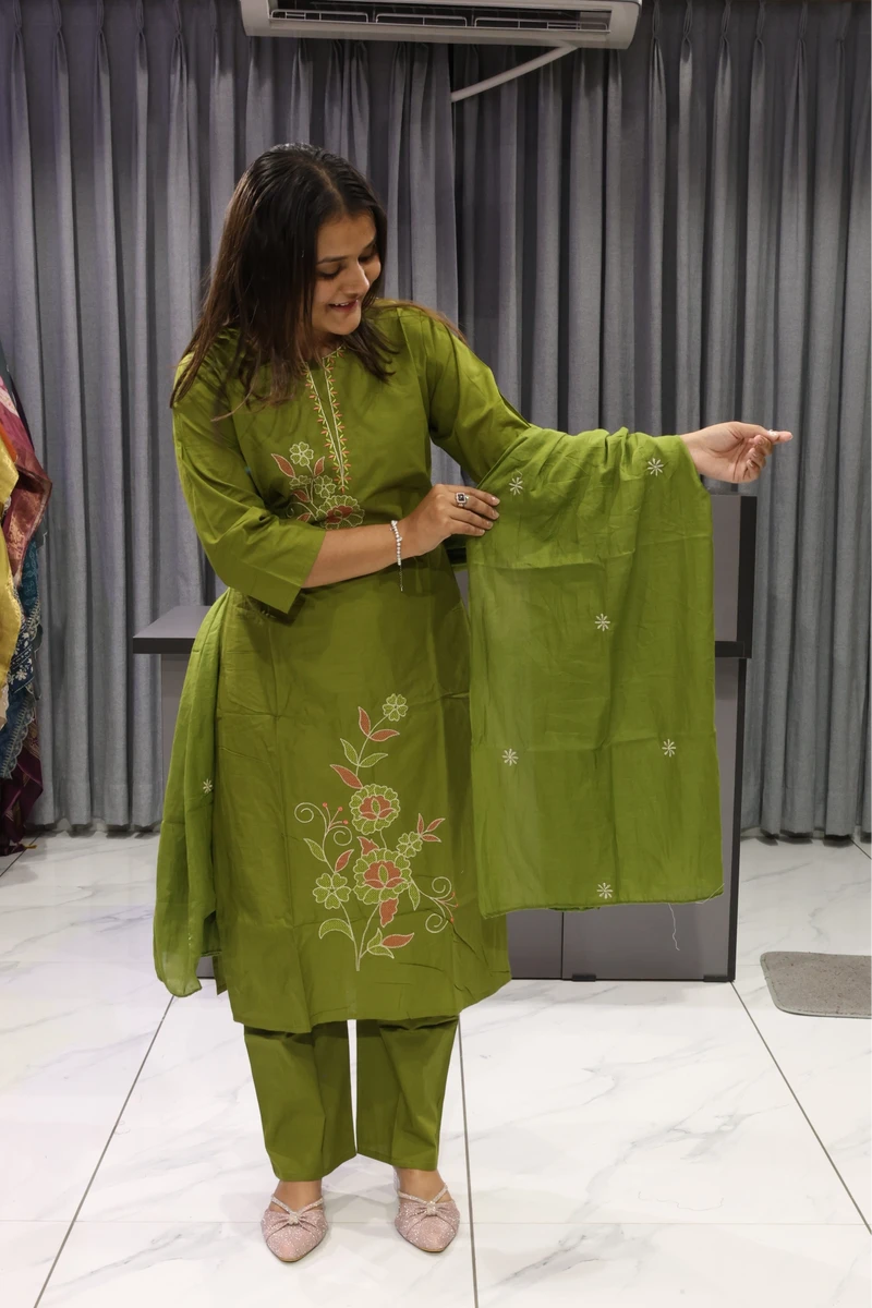 Daman Work Duptta Pair