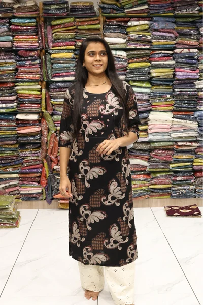 Mor Print Kurti
