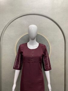 Sleeve Work Kurti