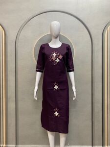 Four Pandadi Moti Work Kurti