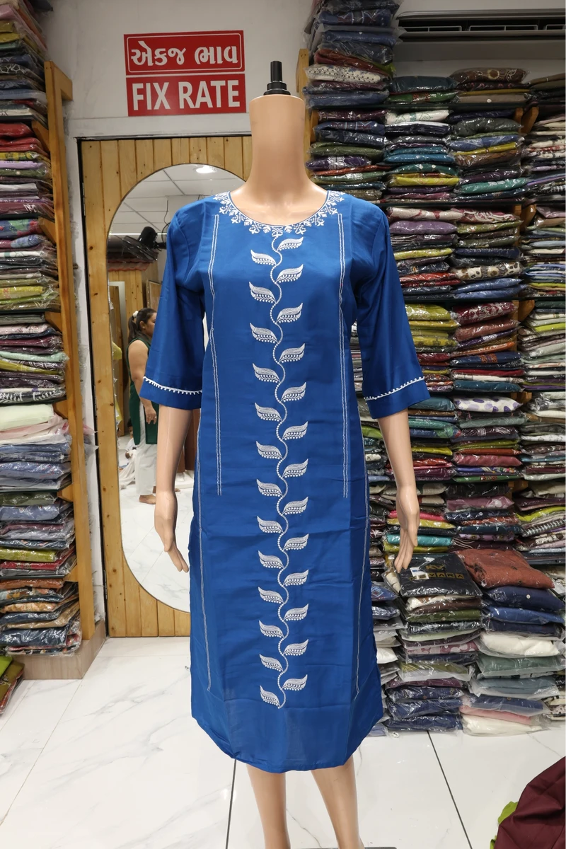 All Over Vel Work Kurti