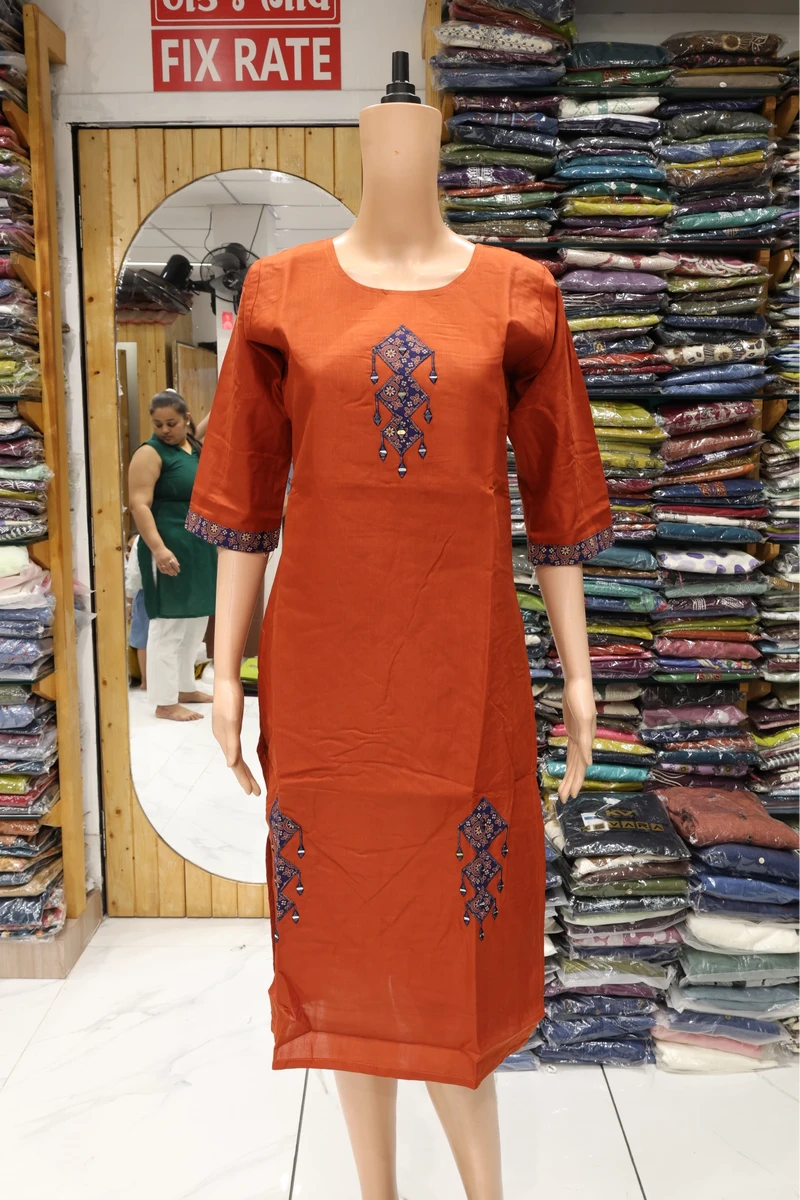 Applique Kite Work Kurti