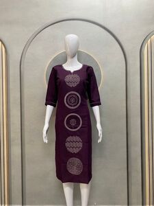 Round Work Kurti