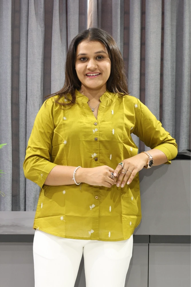 Flower Dhaga Work Shirt