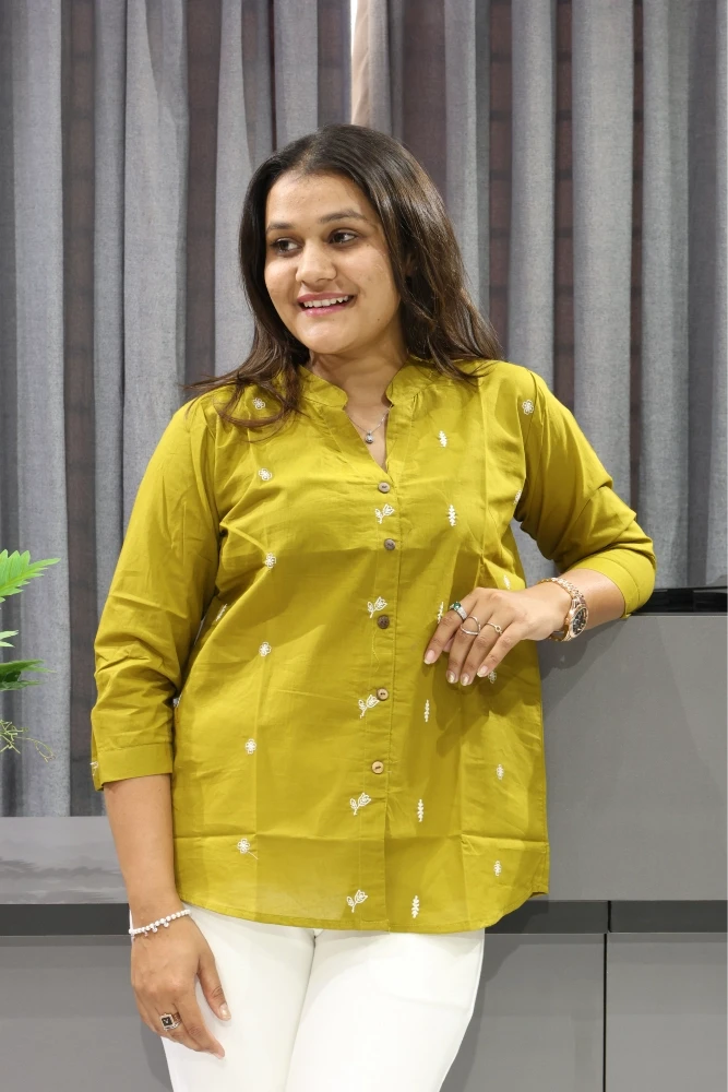 Flower Dhaga Work Shirt