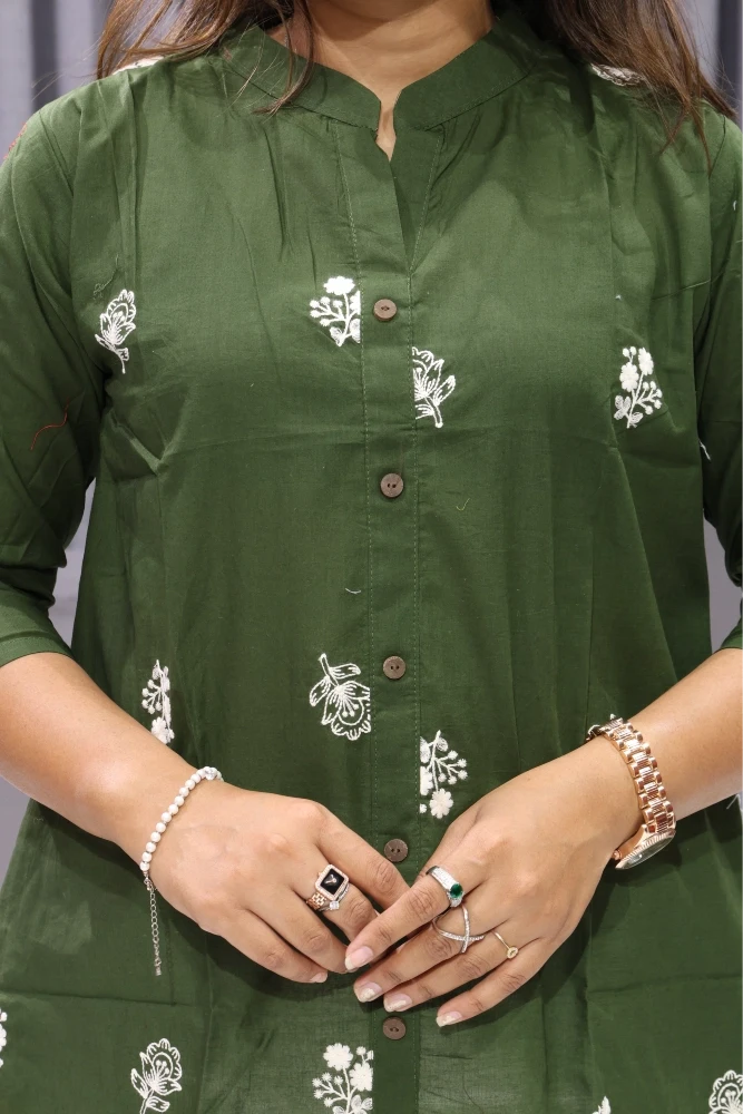 Over Size Dhaga Work Tunic