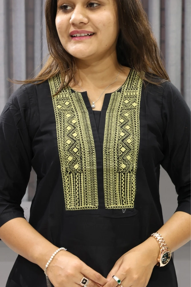 V Neck Work Tunic