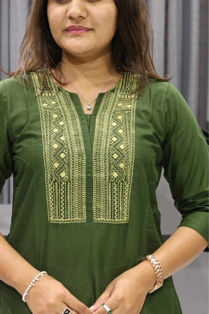 V Neck Work Tunic