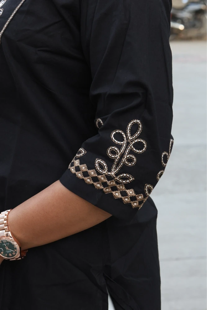 Mirror Embroidery Work Tunic