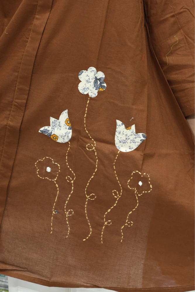 Oversize applique Work Tunic