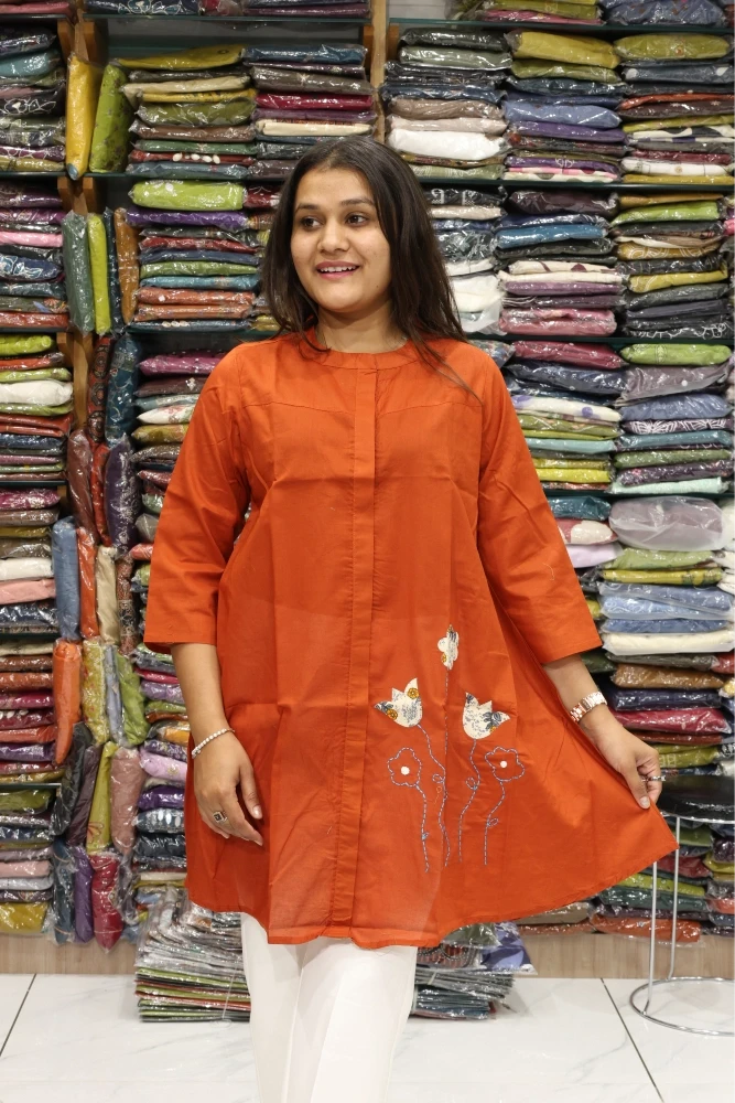 Oversize applique Work Tunic