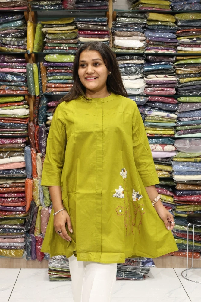 Oversize applique Work Tunic