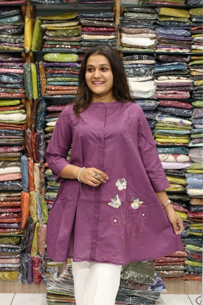 Oversize applique Work Tunic