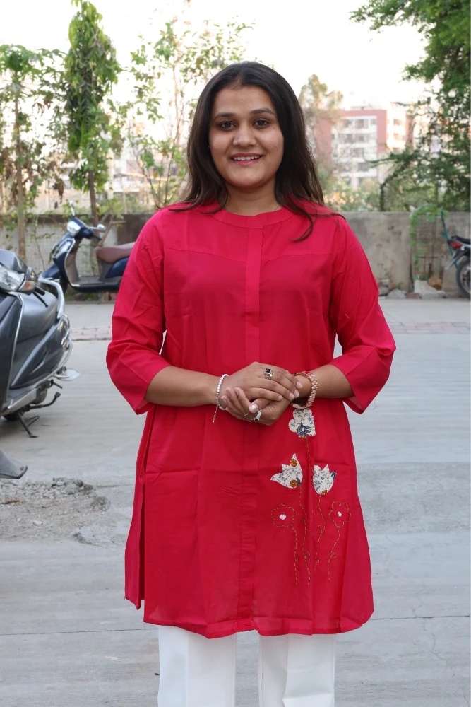 Oversize applique Work Tunic