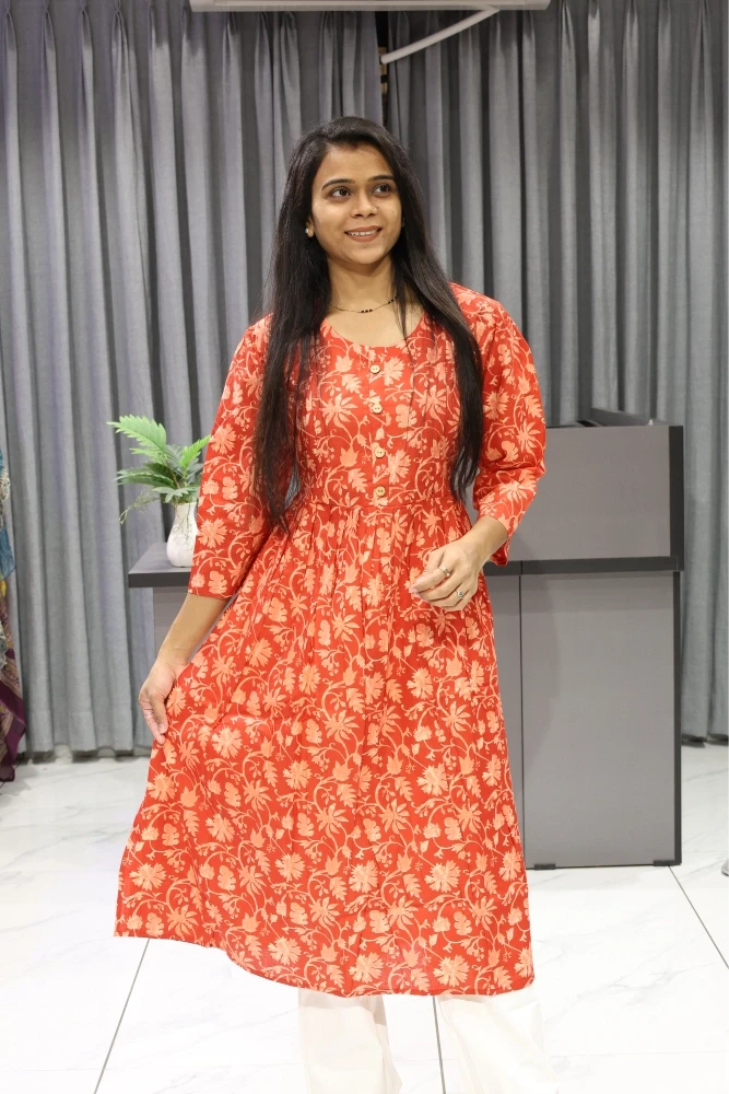 Printed Feeding Kurti