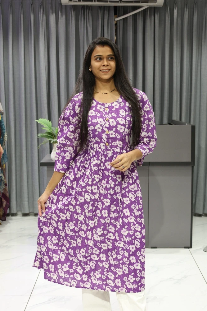 Printed Feeding Kurti