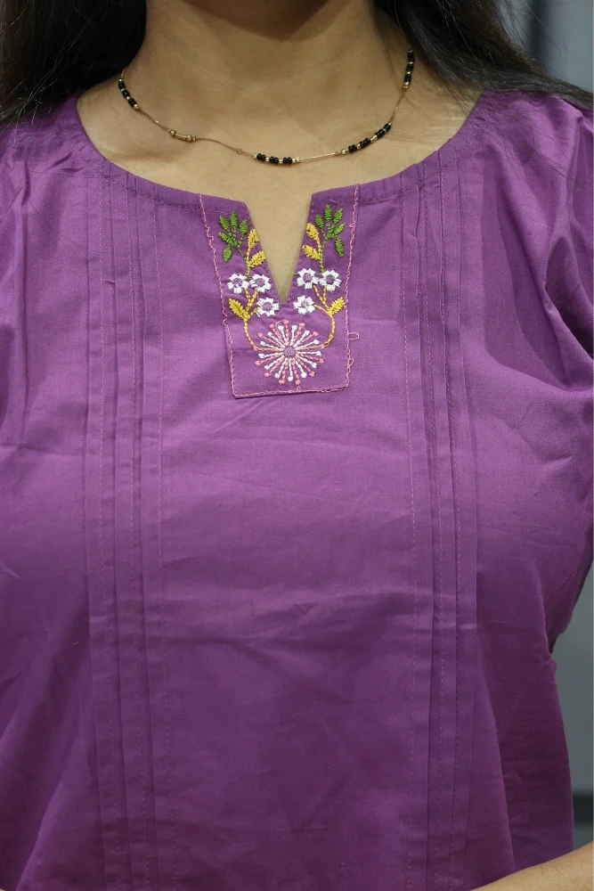 Balloon Sleeve Work Tunic