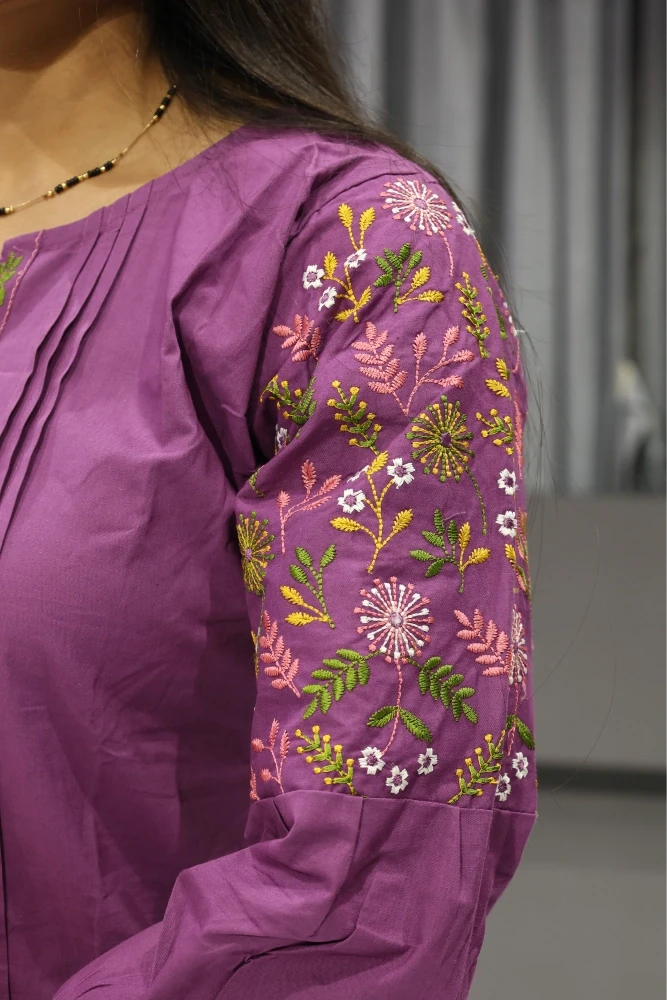 Balloon Sleeve Work Tunic