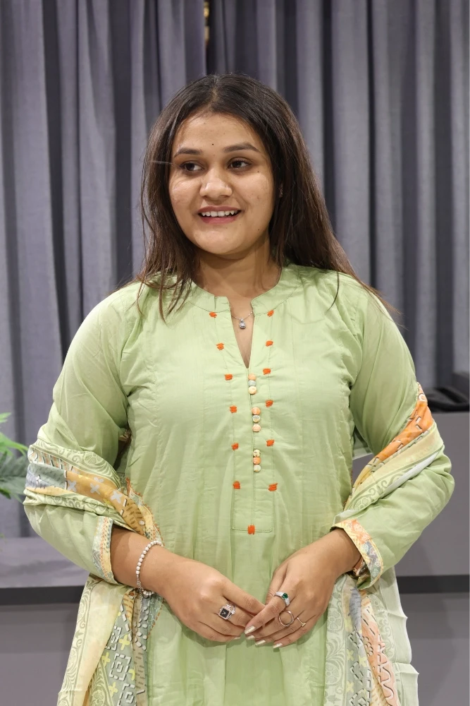 Cotton Plan With Printed Duptta Pair