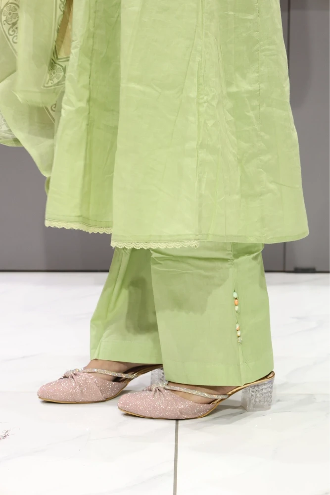 Cotton Plan With Printed Duptta Pair