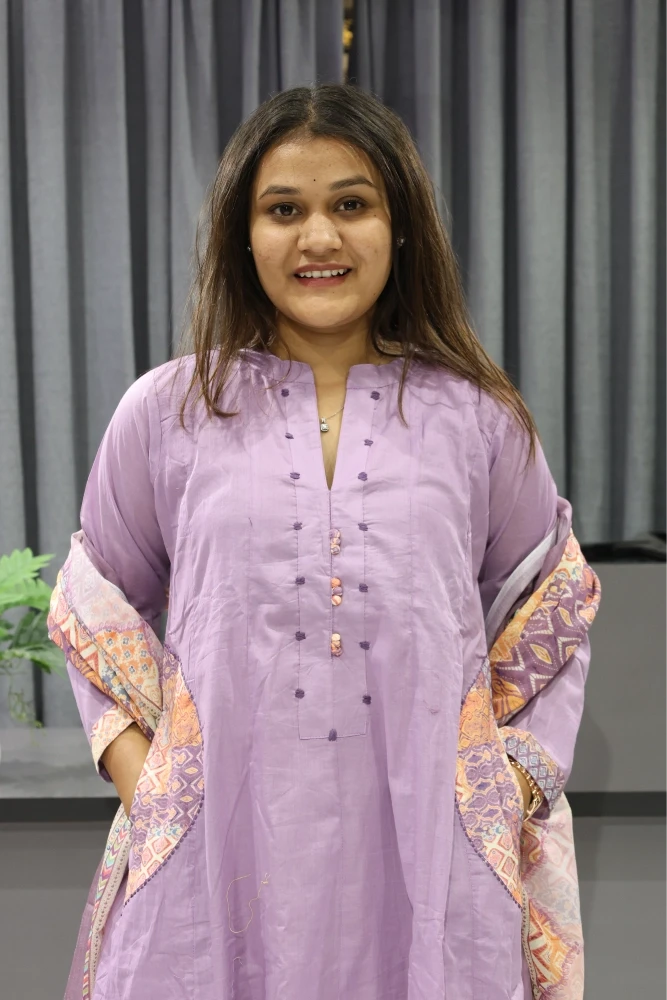 Cotton Plan With Printed Duptta Pair