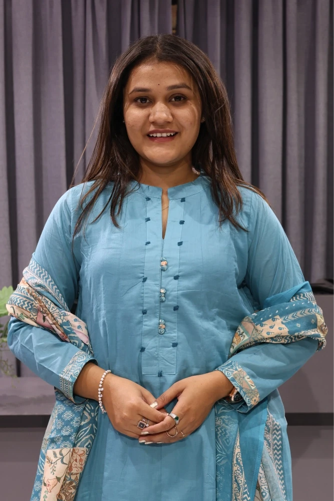 Cotton Plan With Printed Duptta Pair