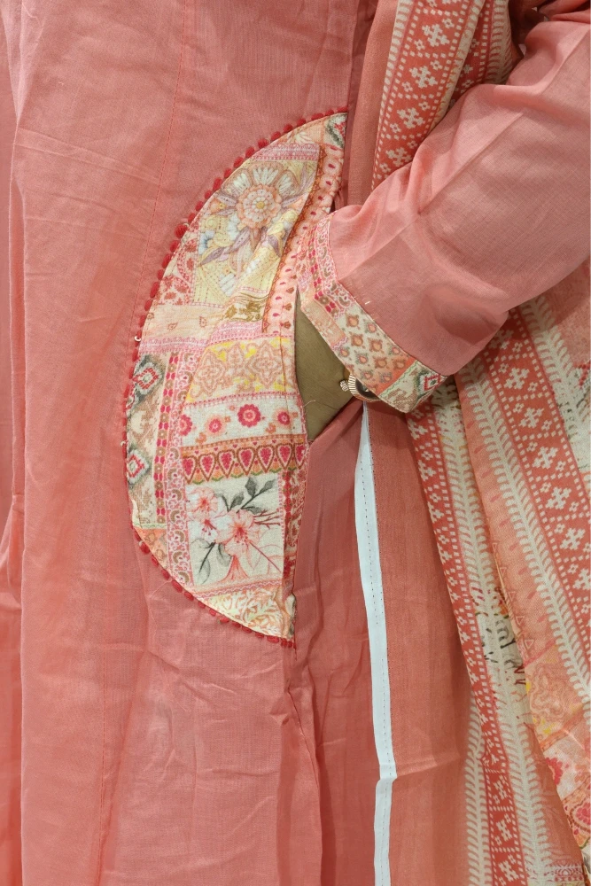 Cotton Plan With Printed Duptta Pair