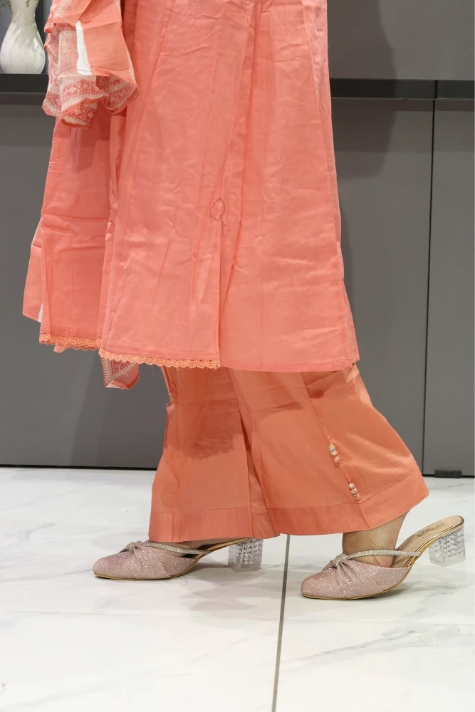 Cotton Plan With Printed Duptta Pair