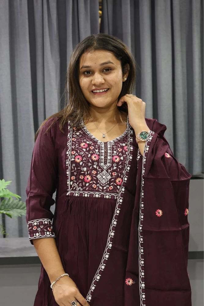 Neck Work Duptta pair