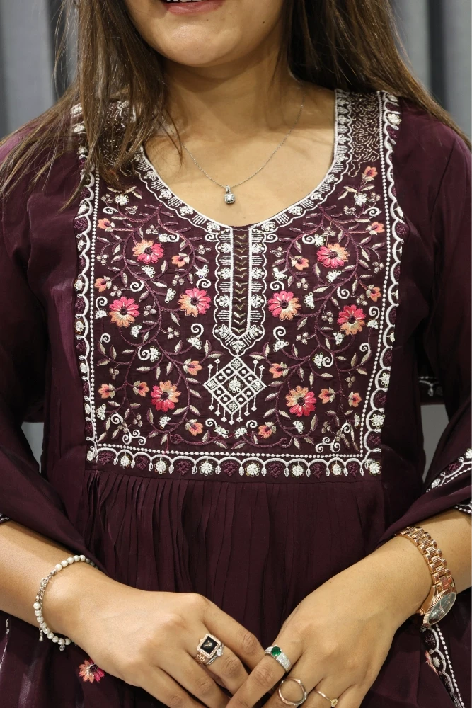 Neck Work Duptta pair