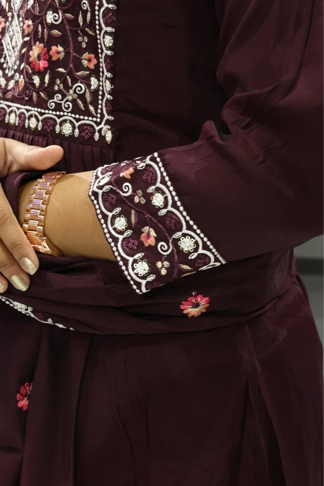 Neck Work Duptta pair