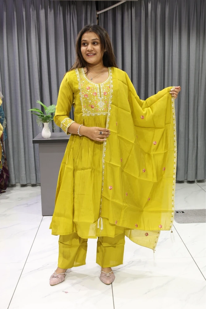 Neck Work Duptta pair