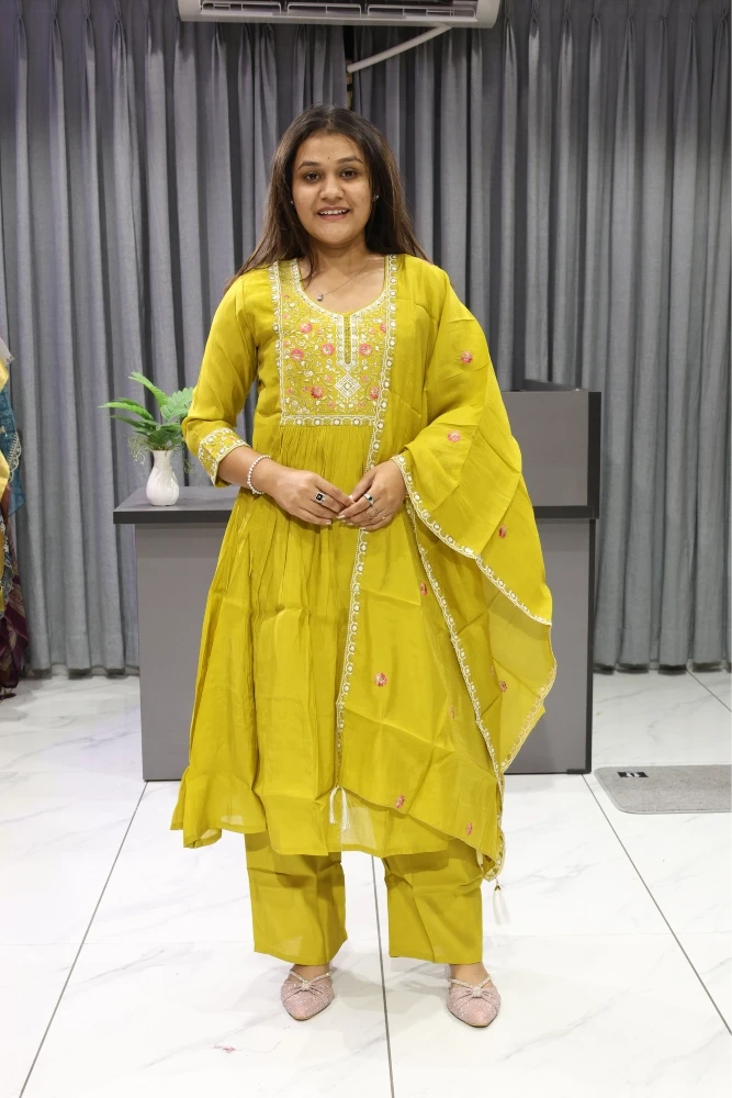 Neck Work Duptta pair