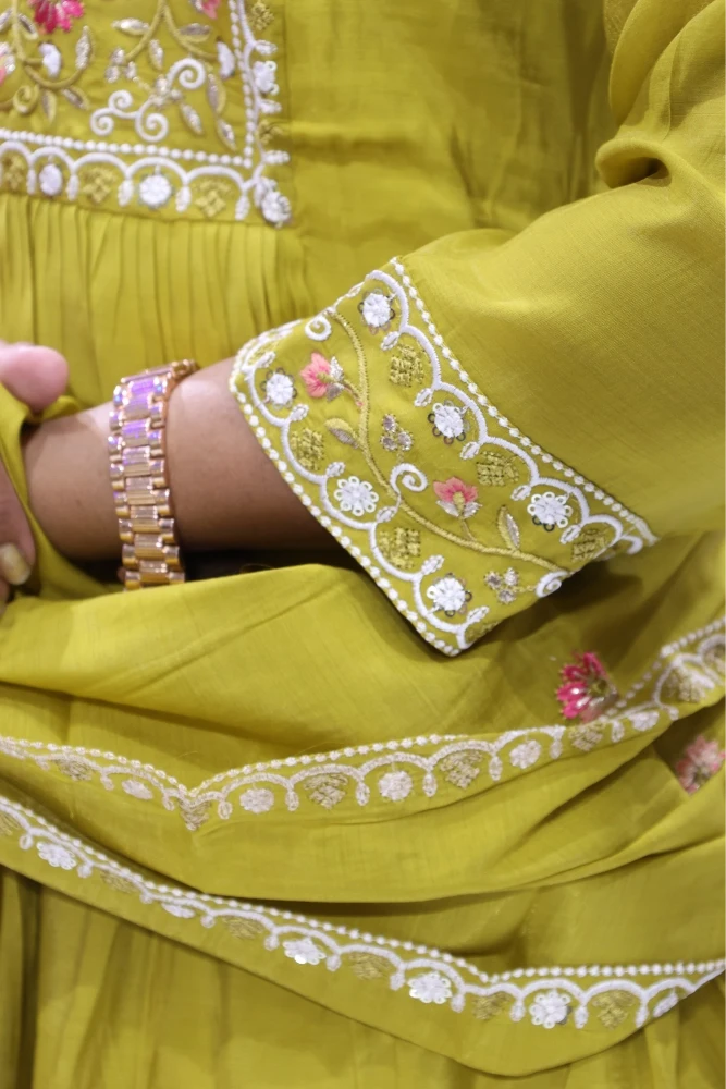 Neck Work Duptta pair