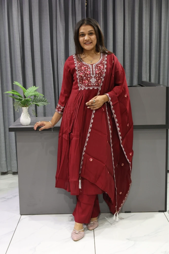 Neck Work Duptta pair