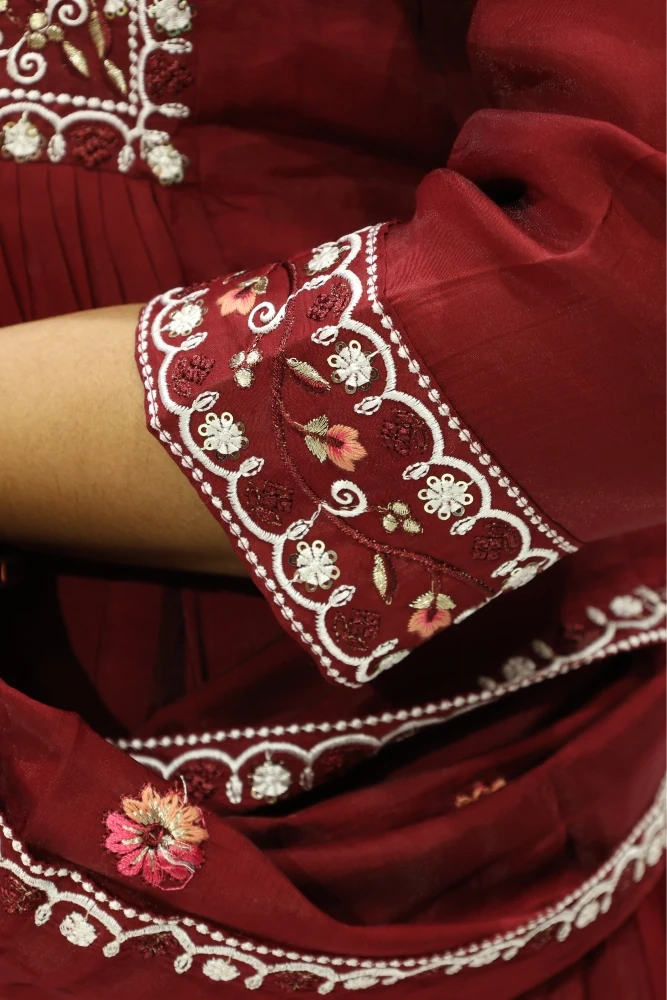 Neck Work Duptta pair