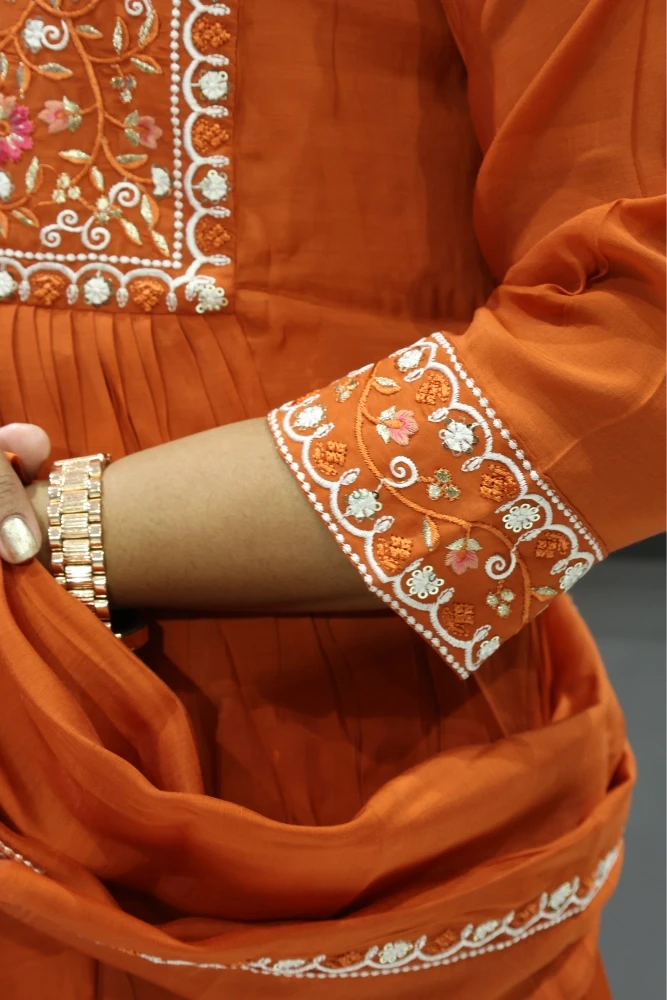 Neck Work Duptta pair