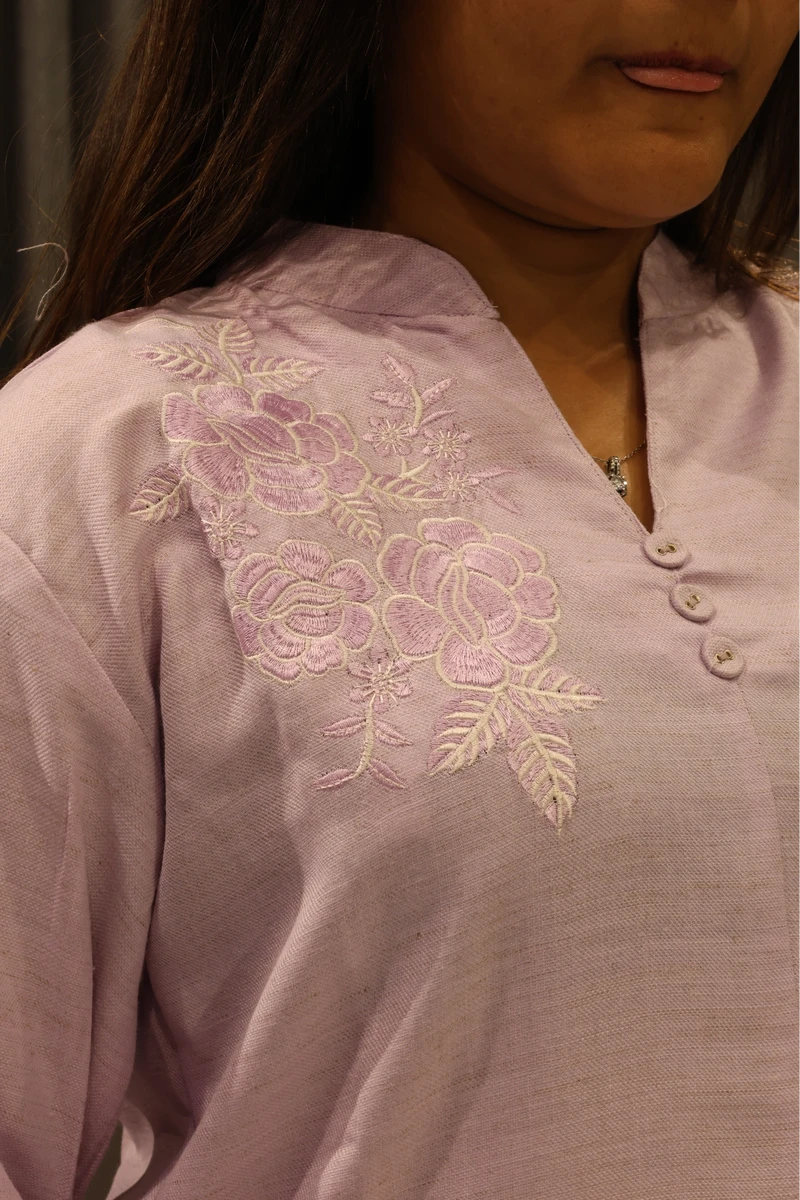 Rose work Corian Cord Set