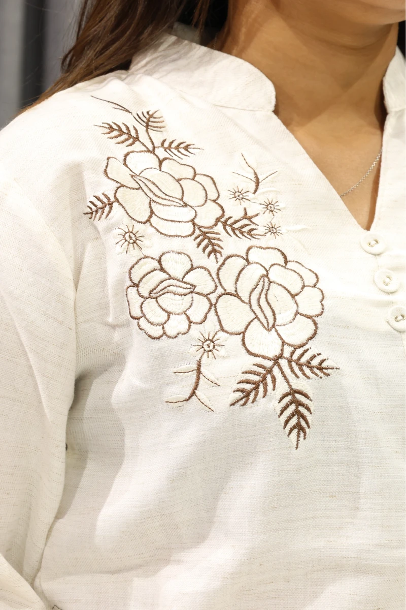 Rose work Corian Cord Set