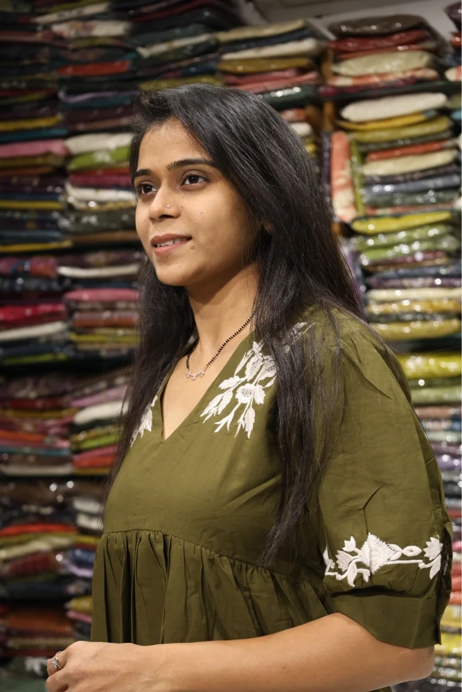 Sholder Work One Piece