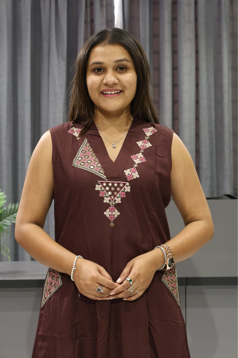 V Neck Pocket Work Plaza Pair