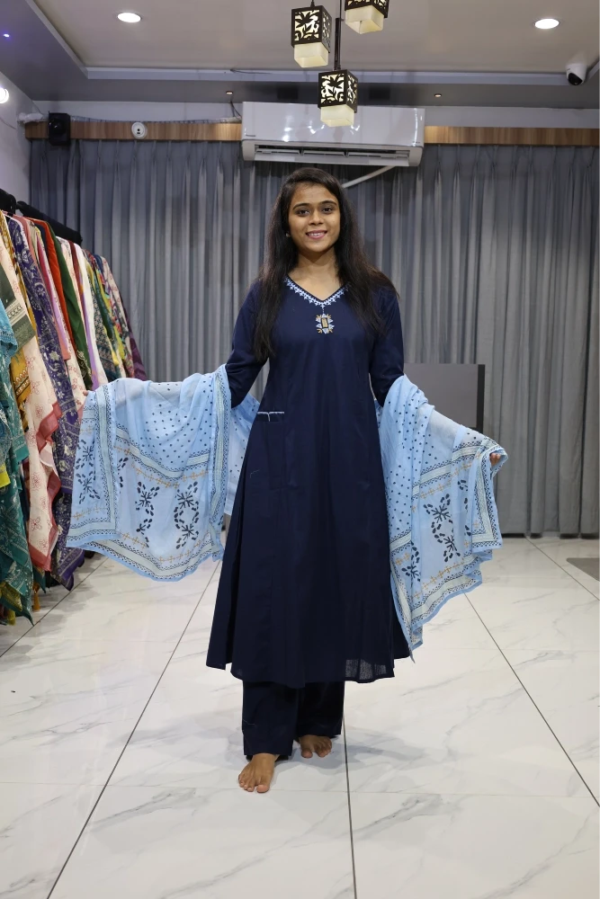 BeWariya With Mirror A Line Duptta Pair