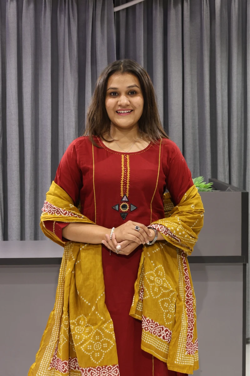 Bawariya Work With Bandhani Duptta pair