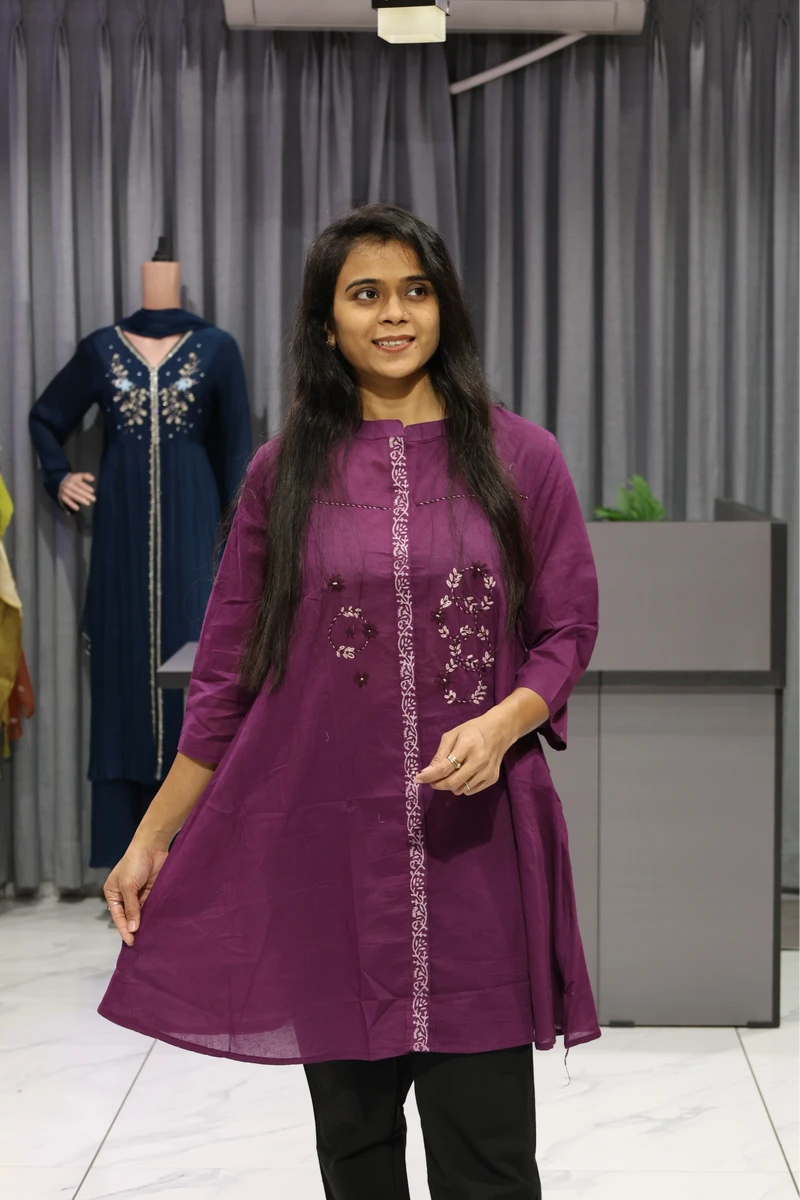 Oversize Hand Work Tunic