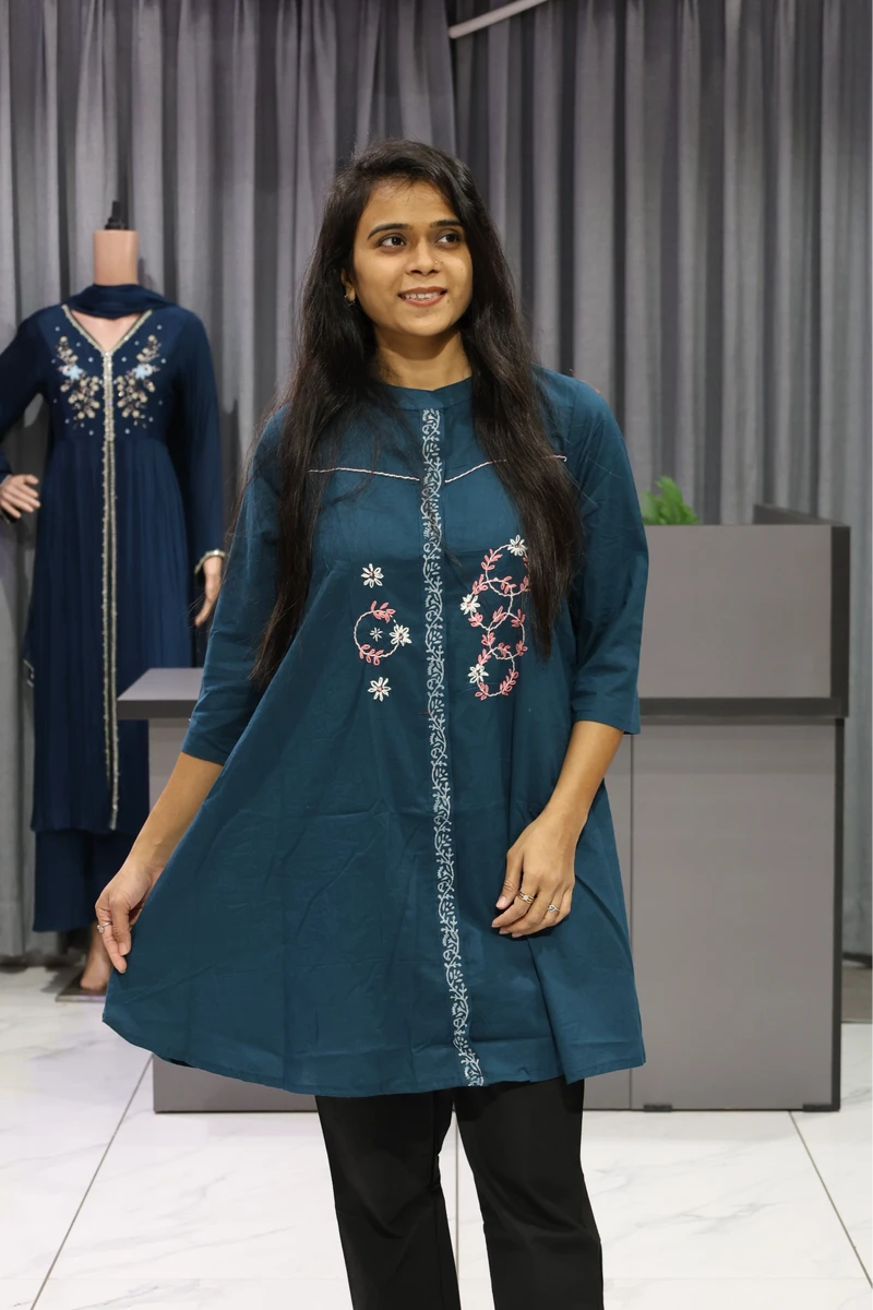 Oversize Hand Work Tunic