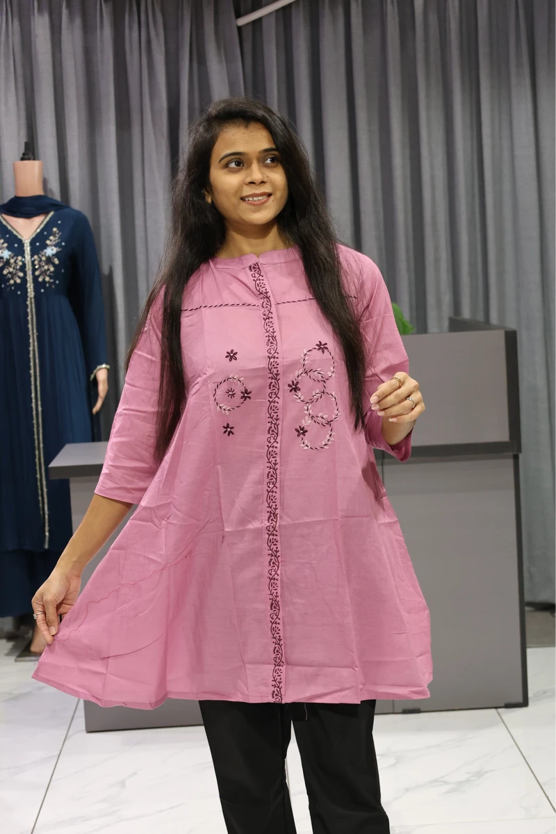 Oversize Hand Work Tunic